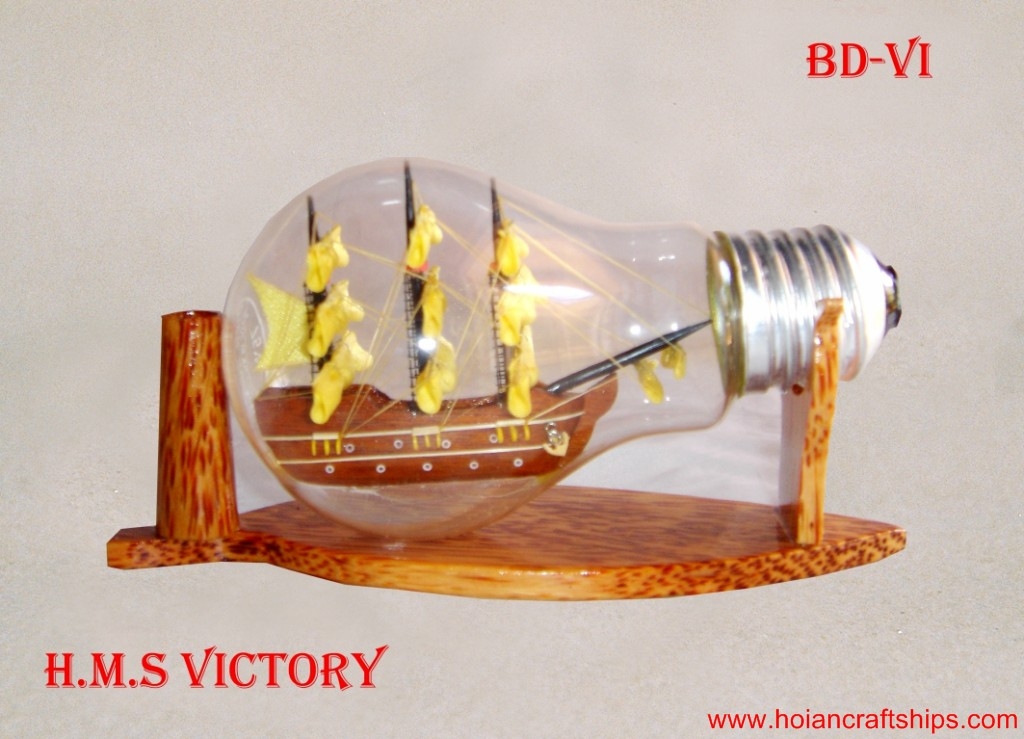 HMS Victory in Light Bulb