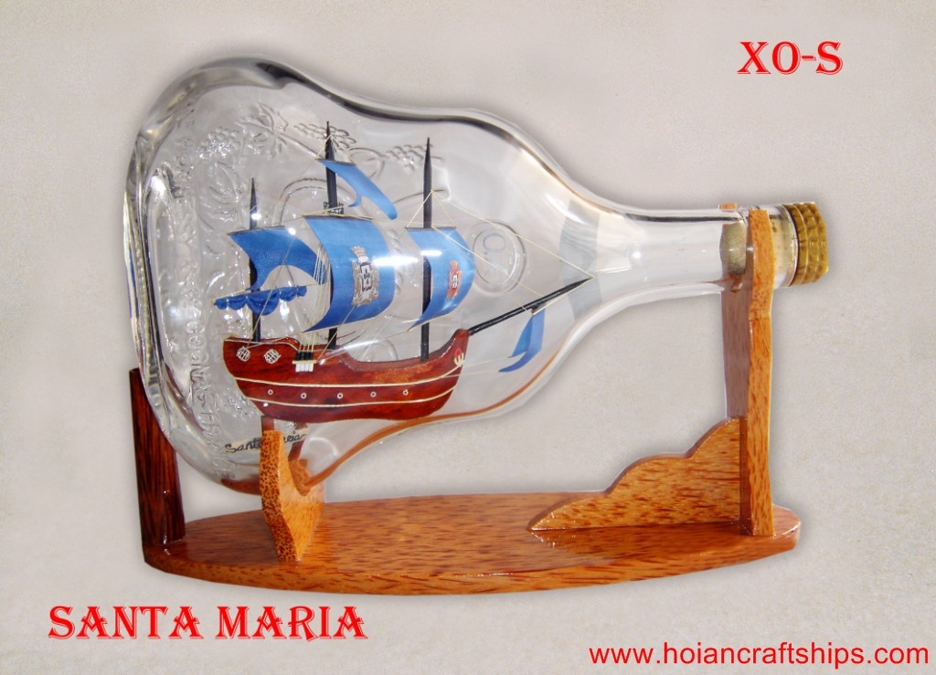 Santa Maria Ship in XO Bottle