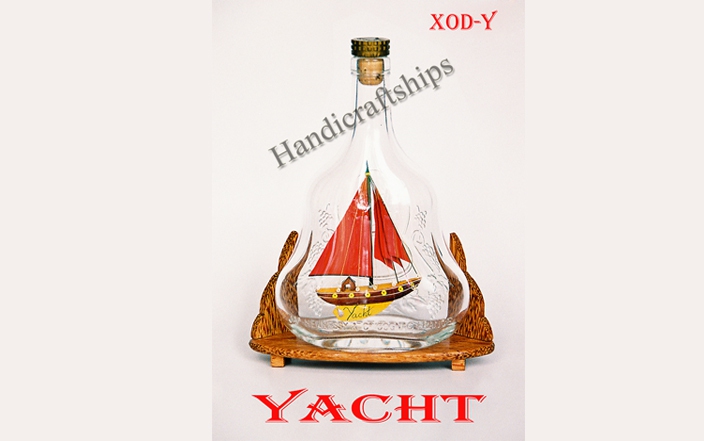 Yacht Ship in XO Bottle