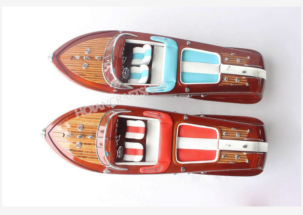 Combos of 2 Riva Aquarama boats (67cm - red & blue)