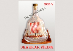 Drakkar Viking Ship in XO Bottle