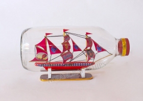 Ship in Bottle new (Red)