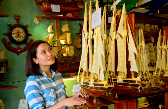 World- famous ancient ships in Hoi An