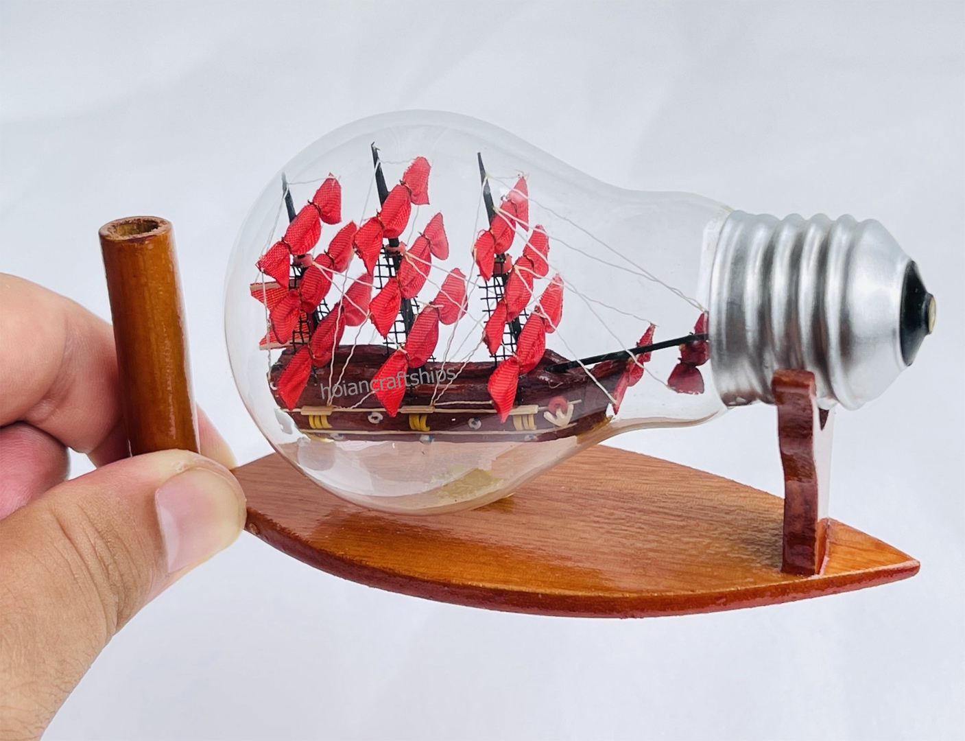 HMS Victory in Light Bulb