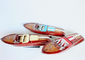 Combos of 3 Riva Aquarama boats (three colored seats)